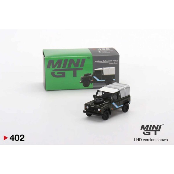 MINI GT - Land Rover Defender 90 Pickup - 1:64 Ölçek - Bronze Green