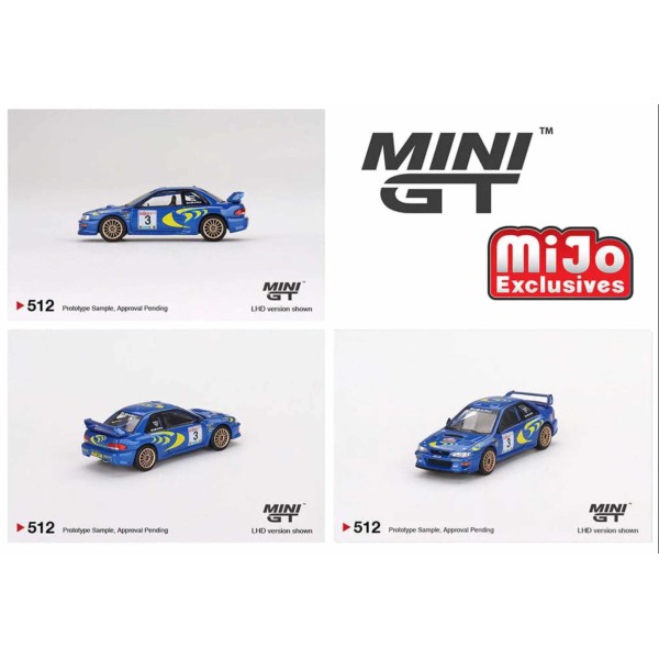 MINI GT - Subaru Impreza WRC 97 - 1:64 Ölçek - 1997 Rally Sanremo Winner #3