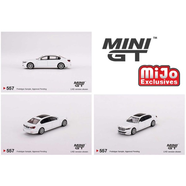 MINI GT - BMW 7.40 White - 1:64 Ölçek