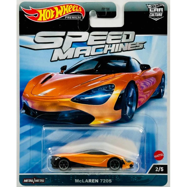 Hot Wheels Premium - Speed Machine - McLaren 720s - 1:64 Ölçek
