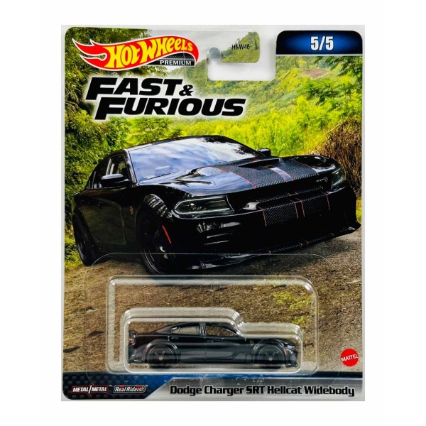 Hot Wheels Premium - Dodge Charger SRT Hellcat Widebody - Fast & Furious - 1:64 Ölçek