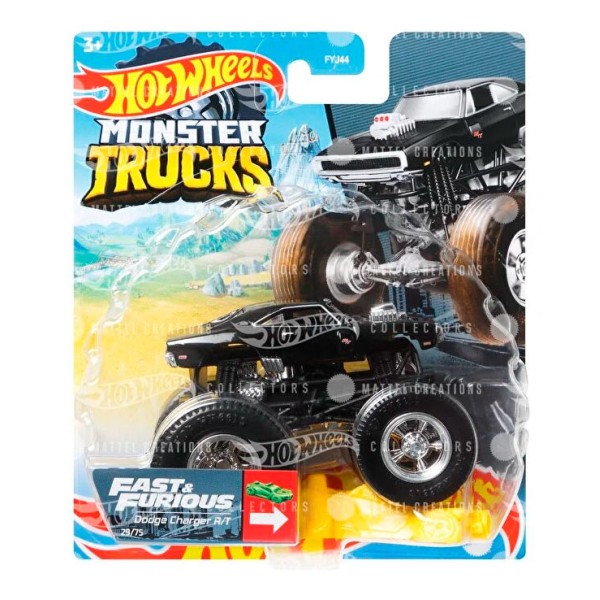 Hotwheels  - Dodge Charger R/T - Monster Truck - 1:64 Ölçek