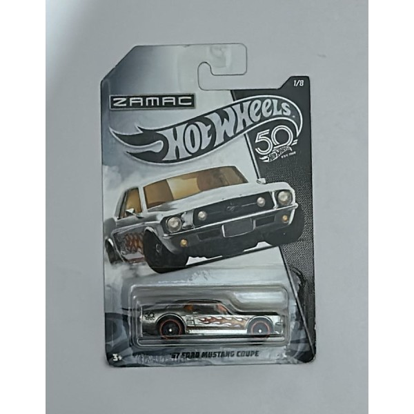 Hotwheels - Ford Mustang Coupe - Zamac - 1:64 Ölçek