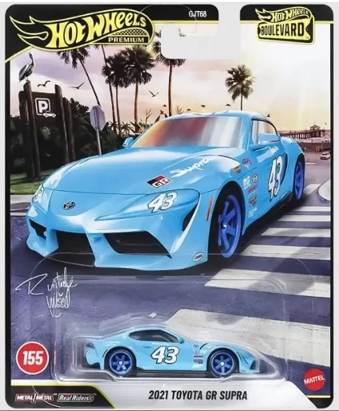 Hot Wheels Premium - Boulevard #155 2021 Toyota GR Supra