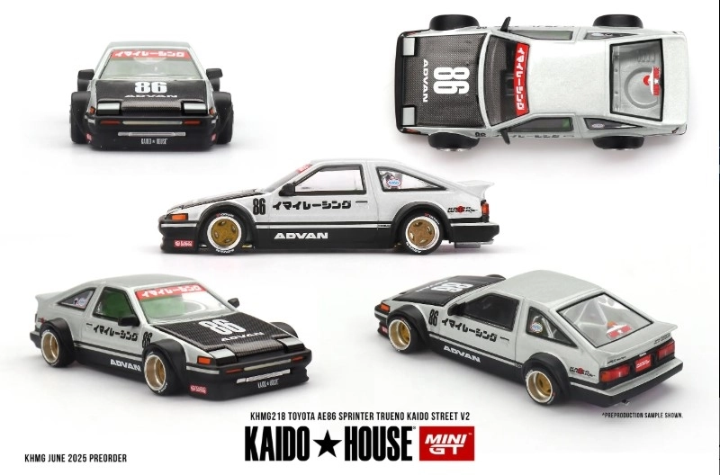 KaidoHouse 1/64 Toyota AE86 Sprinter Trueno Kaido Street V2 KHMG218
