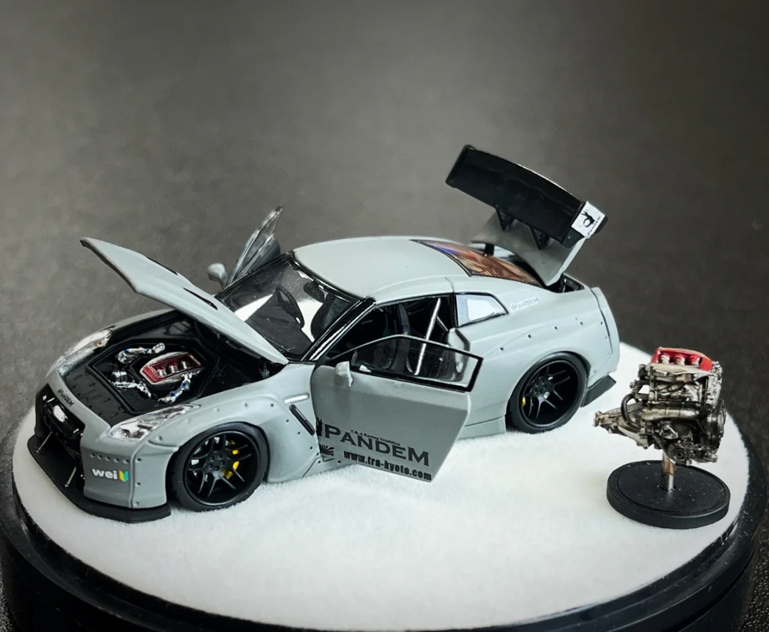 PGM Nissan GT R 35 Combat Gray Limit No:170 Lux - With Motor