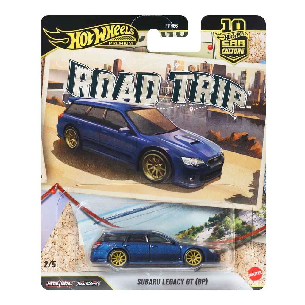 Hot Wheels Premium - Road Trip Subaru Legacy GT (BP)