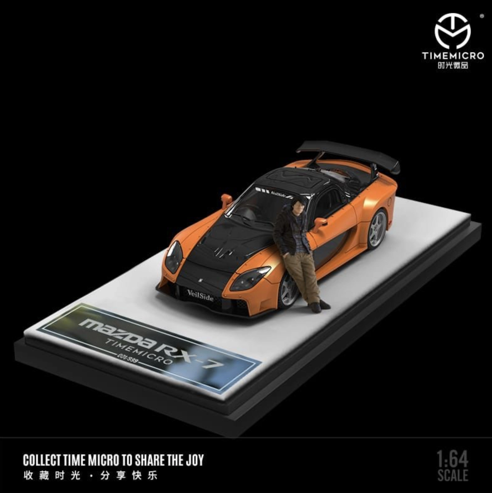 Mazda Rx7 Veilside Han’s Fast Furious w Figure
