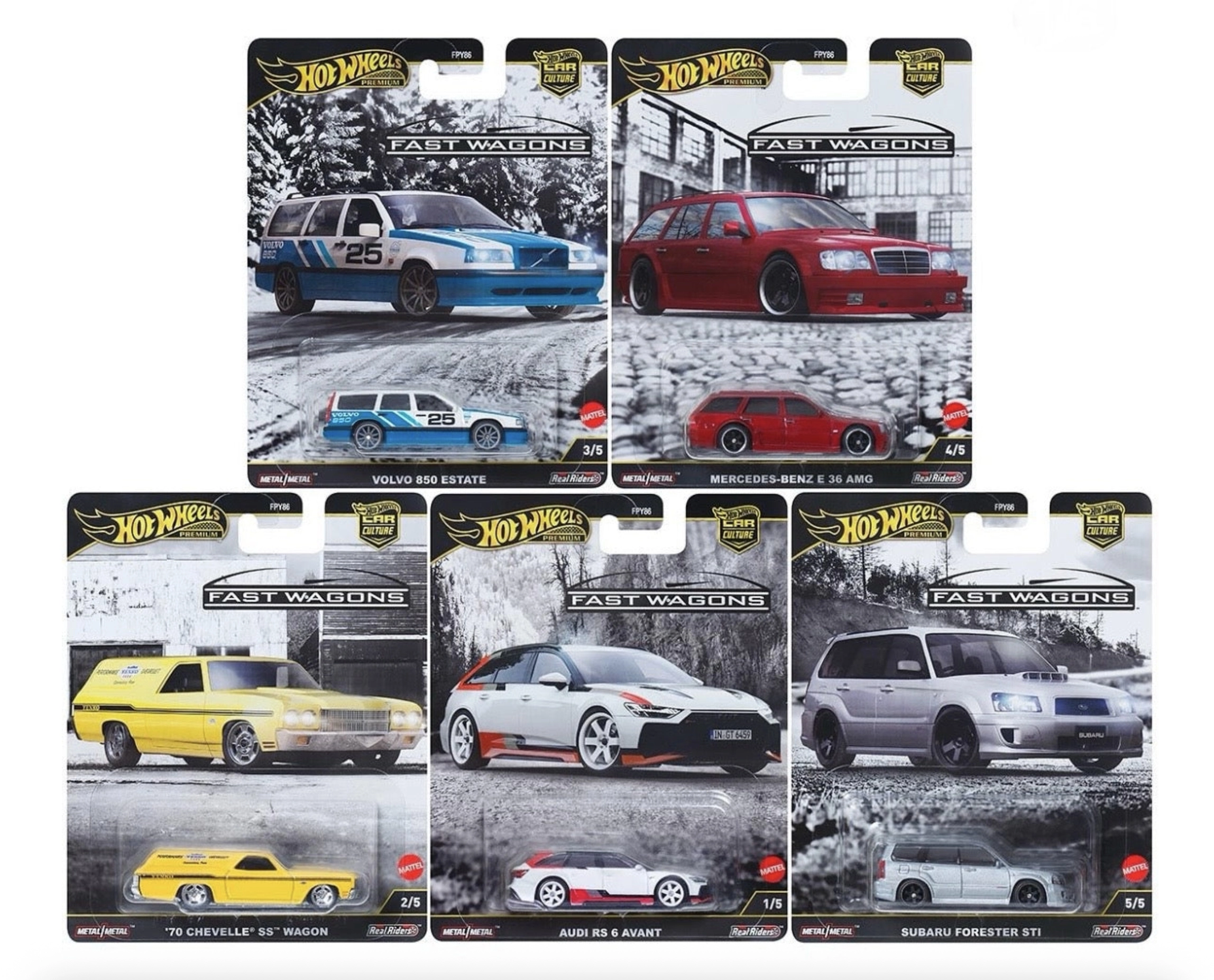 Hot Wheels Premium Fast Wagon 2025 5'li Set - Coi Hobi Diecast Antalya
