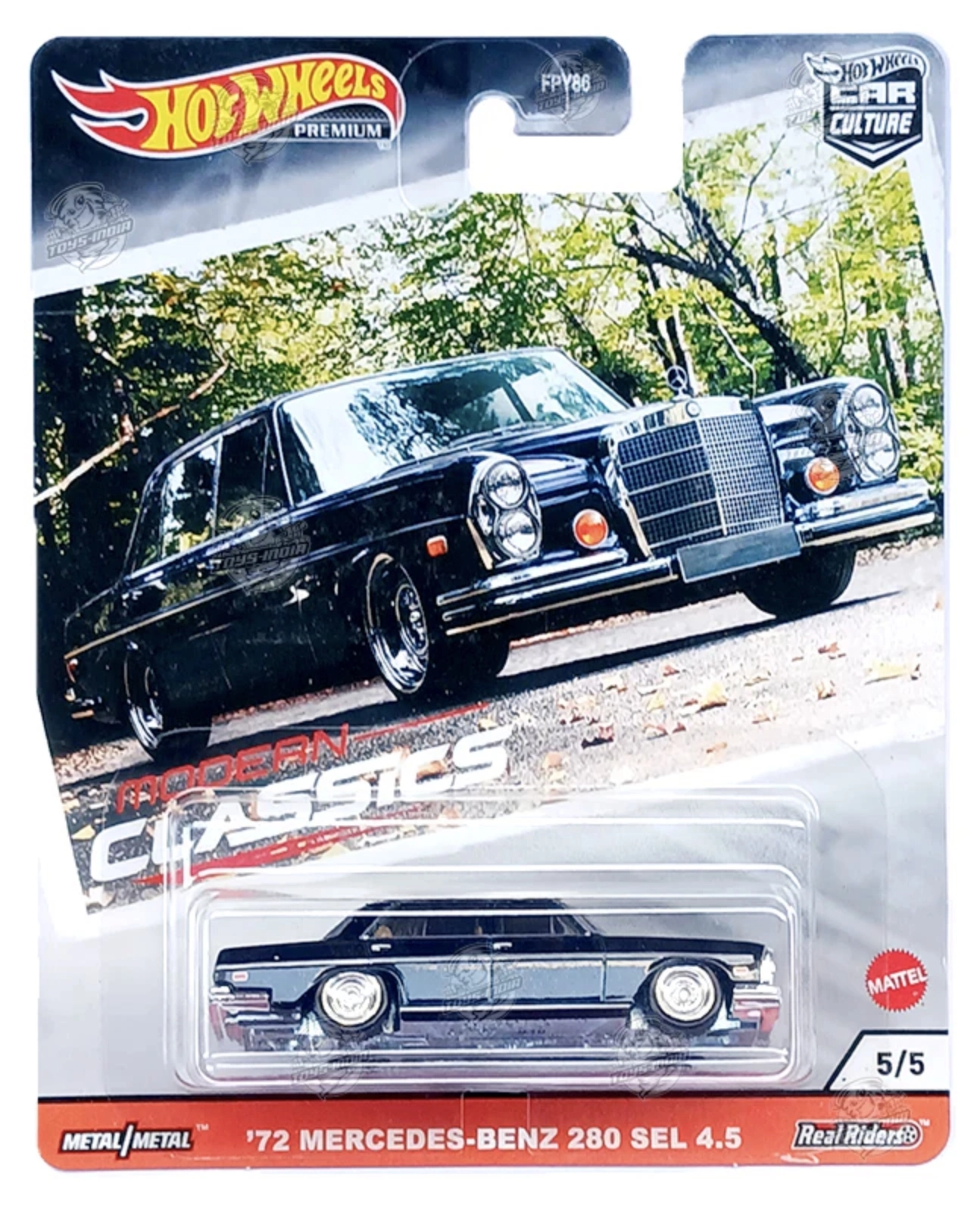 Hot Wheels Premium ’72 Mercedes - Benz 280 Sel 4.5 - Modern Classics