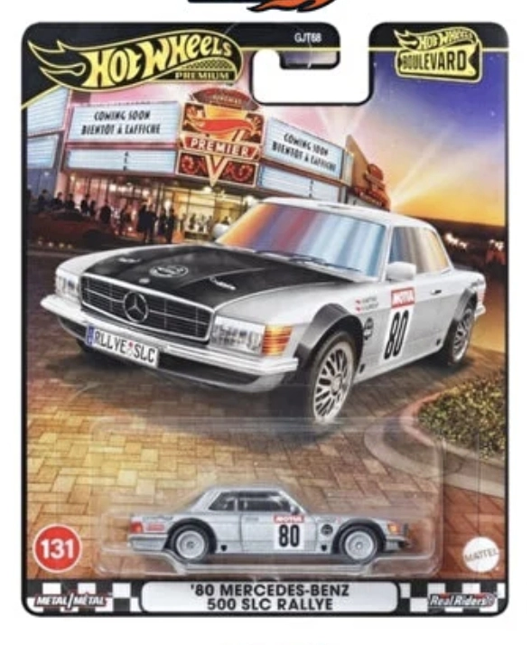 Hot Wheels Premium Boulevard - ’80 Mercedes Benz 500 Slc Rallye #131