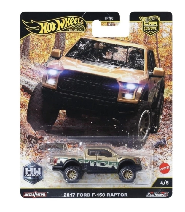 Hot Wheels Premium - 2017 Ford F-150 Raptor