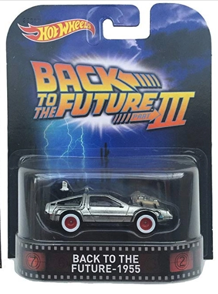 Back To The Future - 1955 DMC Delorean - Retro - Hot Wheels Premium