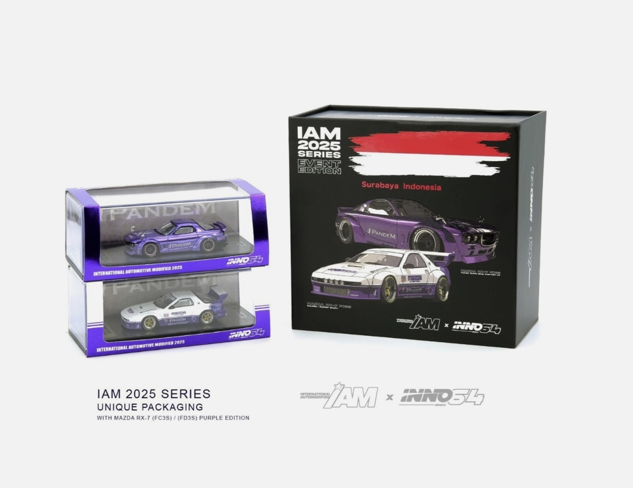 IAM2025 Event Edition x Inno64 - Singapore - Mazda Rx-7C3S & Mazda Rx-7 FD3S
