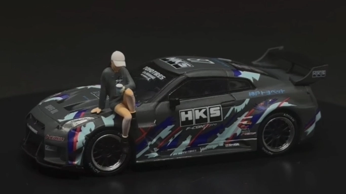 Time Micro - Nissan GTR R35 - HKS - Figürsüz Açık Jelatin