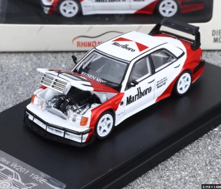 Rhino Model - Mercedes Benz W201 190E Marlboro
