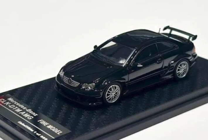 Fine Model - Mercedes CLK-DTM AMG - Siyah  Jelatinsiz