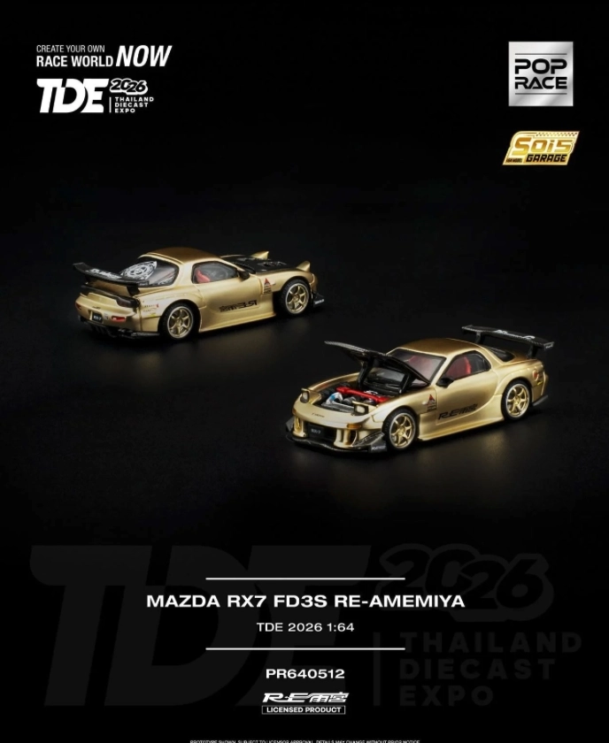 PR64-514 Mazda Rx7 FD3S Amemiya TDE 2026