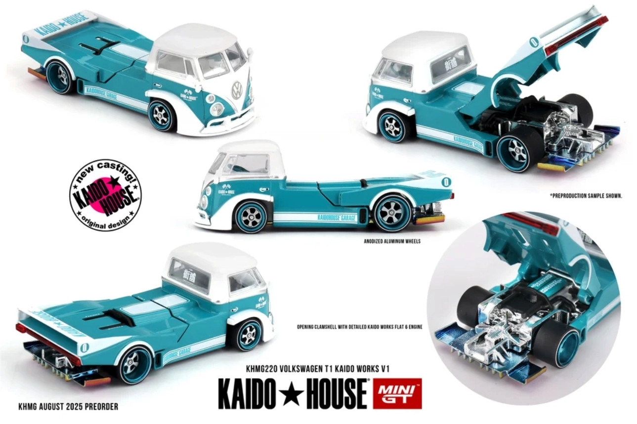 Mini GT x KaidoHouse 1/64 Volkswagen T1 KAIDO WORKS V1 KHMG220