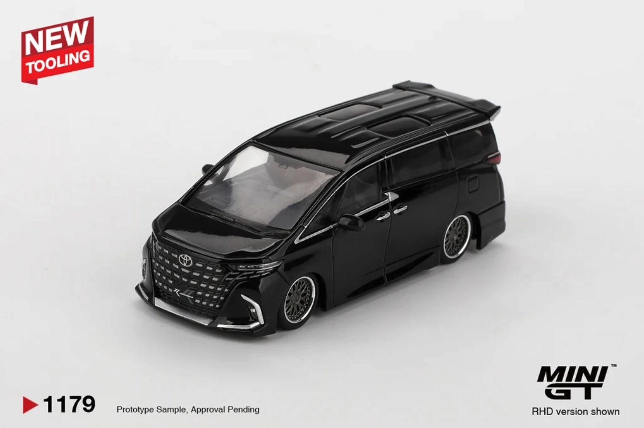 Mini GT 1/64 Toyota Alphard 40 KUHL Black MGT01179