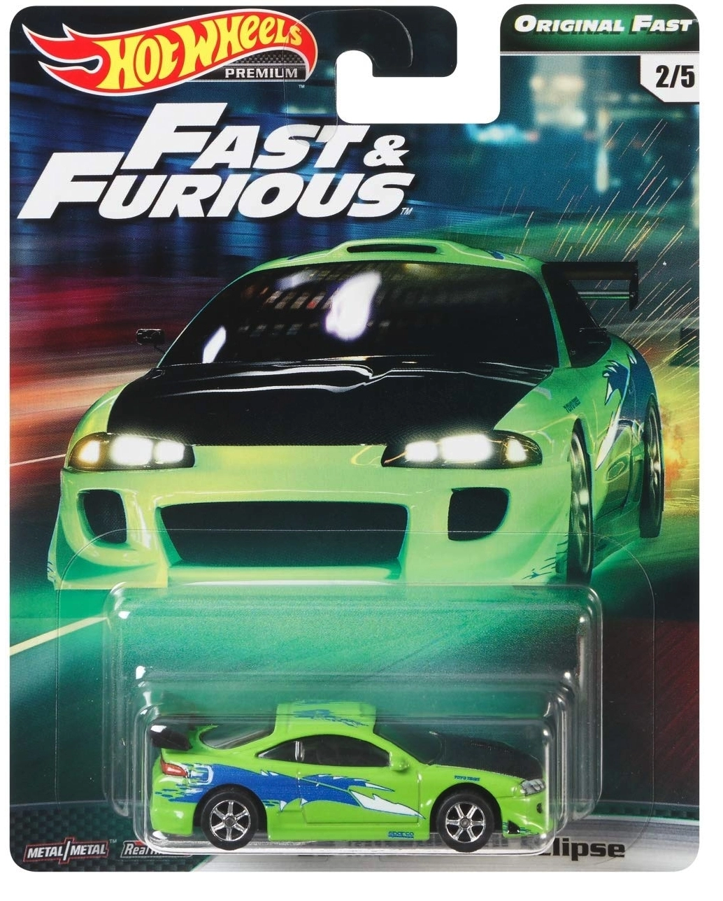 Hot Wheels Premium - ’95 Mitsubishi Eclipse - Original Fast