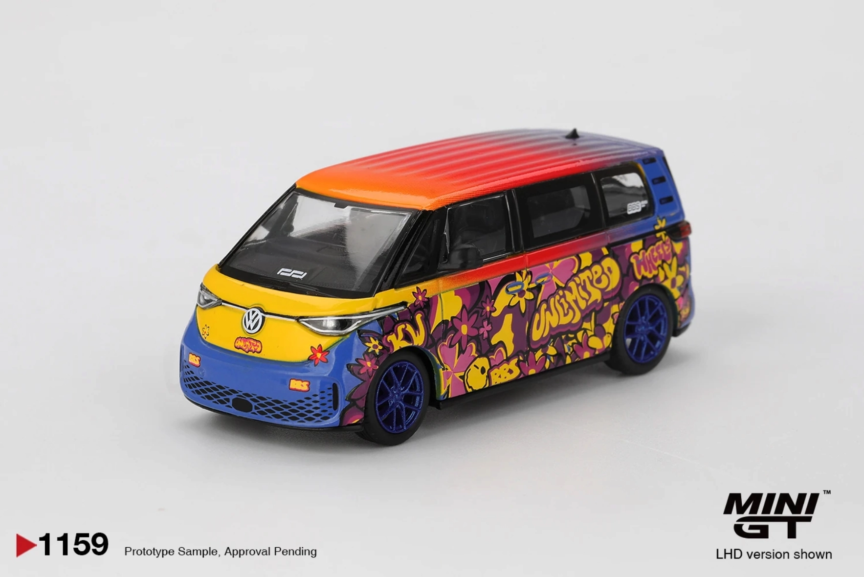 Mini GT 1/64 Volkswagen ID.Buzz KW/BBS MGT01159