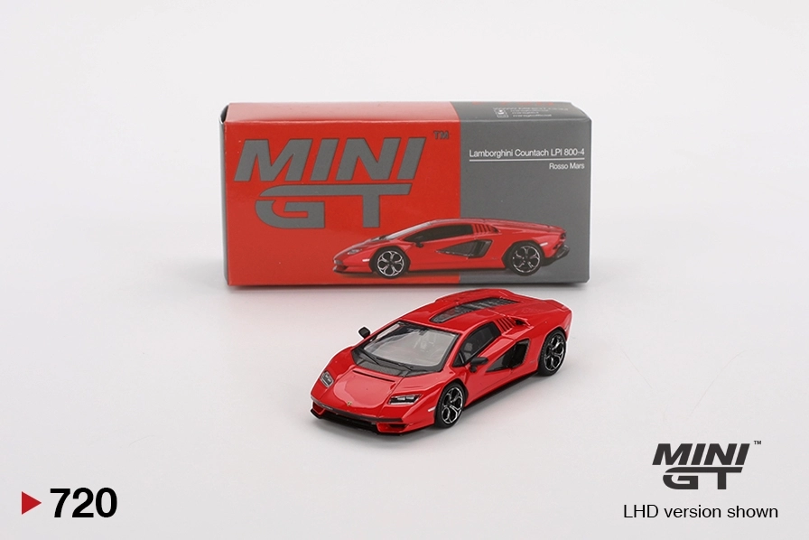 Mini GT - Lamborghini Countach LPI 800-4 - Rosso Mars