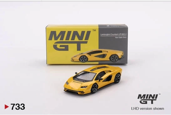 Mini GT - Lamborghini Countach LPI 800-4 - New Giallo Orion