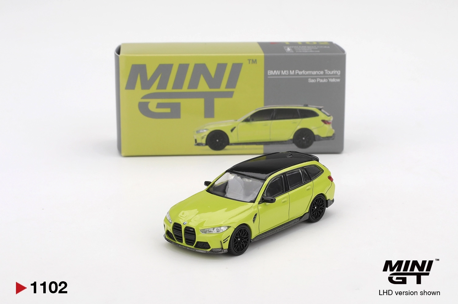 Mini GT - BMW M3 M Performance Touring - Sao Paulo Yellow