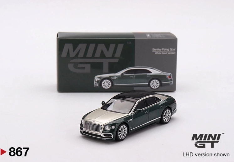 Mini GT - Bentley Flying Spur - White Sand Verdant