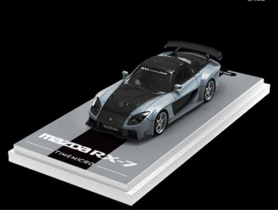 Time Micro - Mazda Rx-7 Veilside Black Silver Nor. Ver. - TM645810