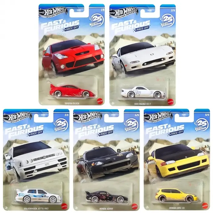 Race Off - Fast Furious 5’li Set - HNR88