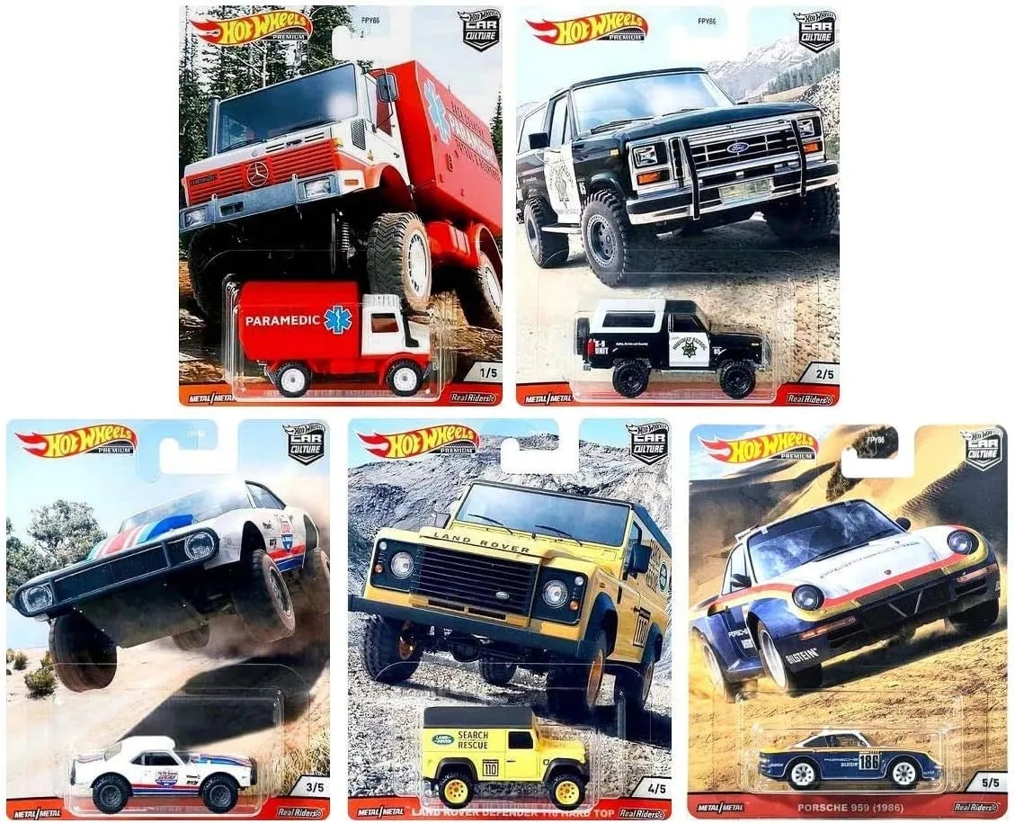 Wild Terrain 5’li Set Hot Wheels Premium