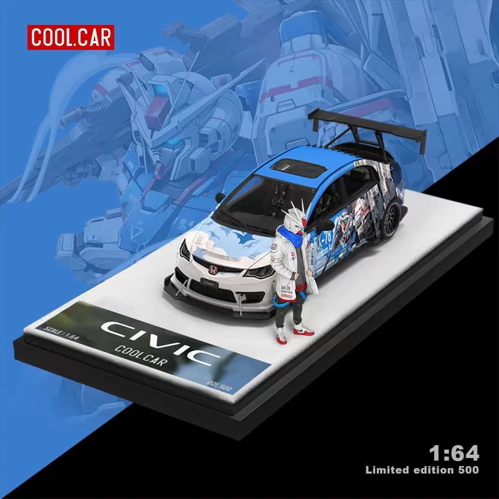 Cool Car - Honda Civic’s Blue Mech Figure Version - CC645726-1