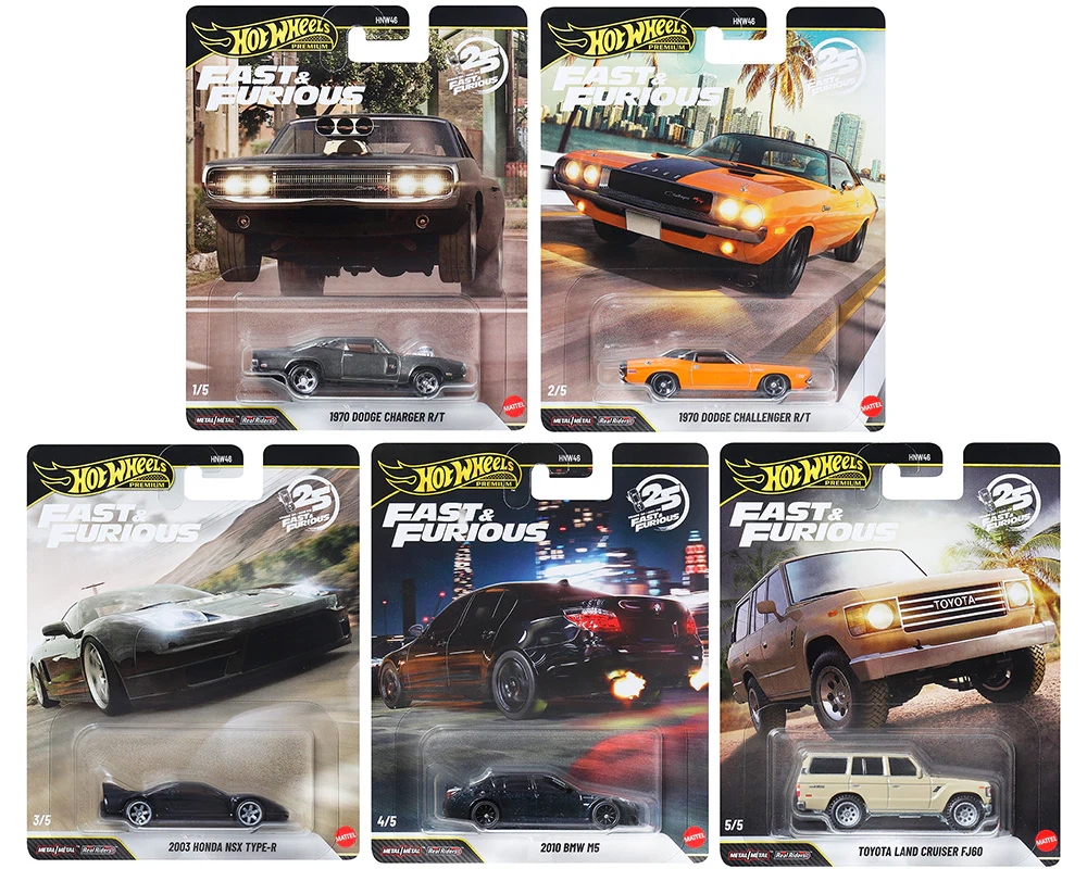 Fast Furious 5’li Set - HW Premium