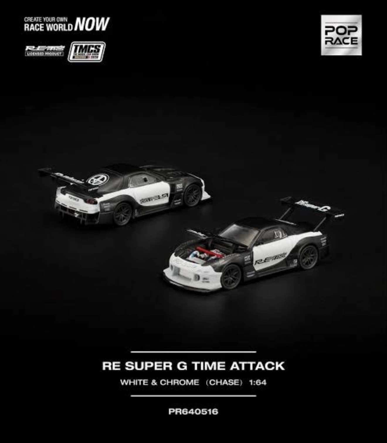 Re Super G Time Attack White & Chrome (Chase Chance) - PR640516