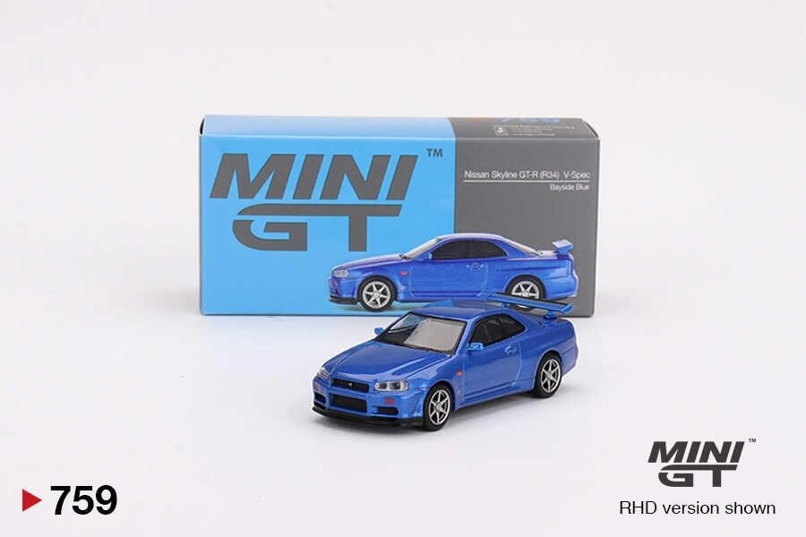 Nissan Skyline GT-R (R34) V-Spec Bayside Blue