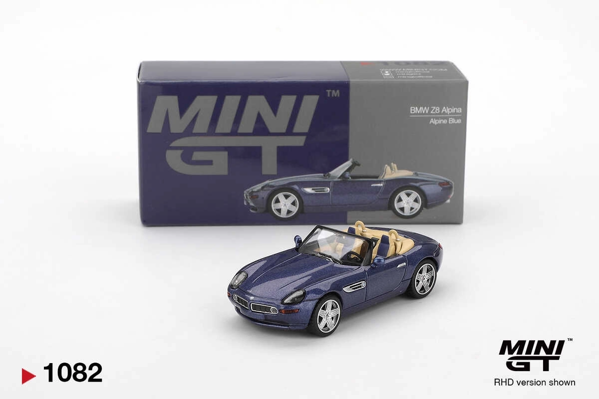 Mini GT 1/64 BMW Z8 Alpina Alpine Blue MGT01082
