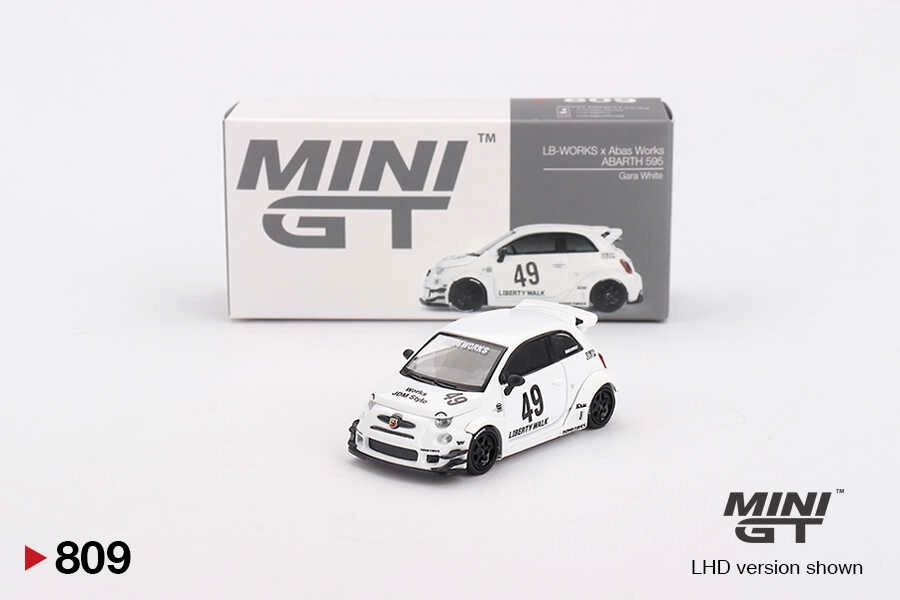LB-WORKS x Abas Works ABARTH 595 Gara White MGT00809 - Jelatinsiz