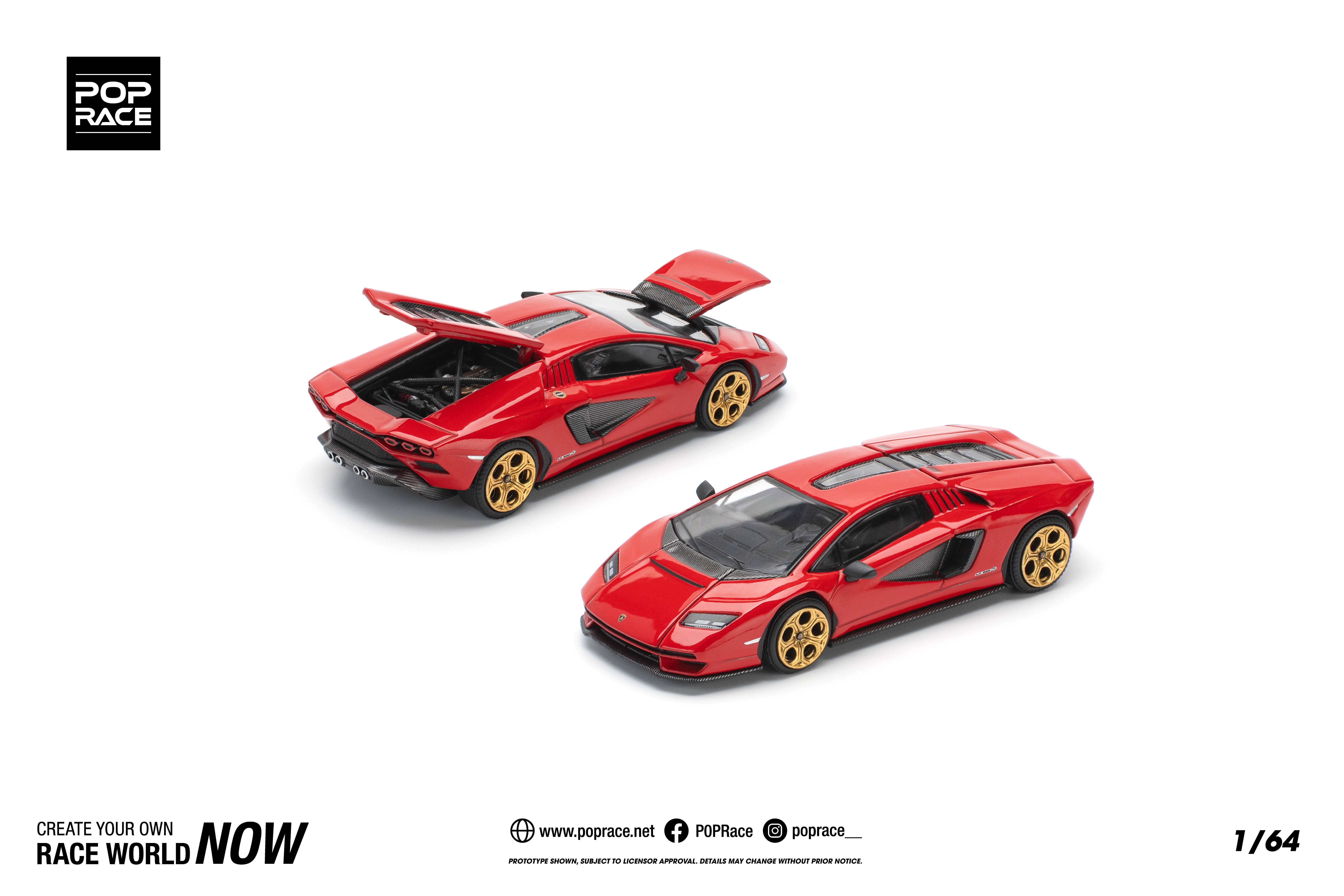 LAMBORGHINI COUNTACH LPI-800 - ROSSO