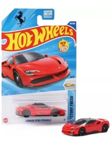 Hot Wheels Ferrari SF90 - Uzun Kart