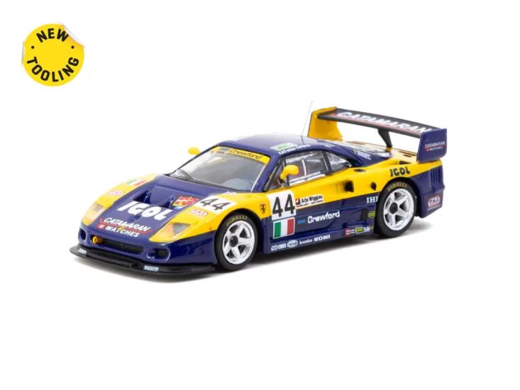 Tarmac Works 1/64 Ferrari F40 GTE 24h of Le Mans 1996 - Tarmac Works X iXO Models T64-088-96LM44