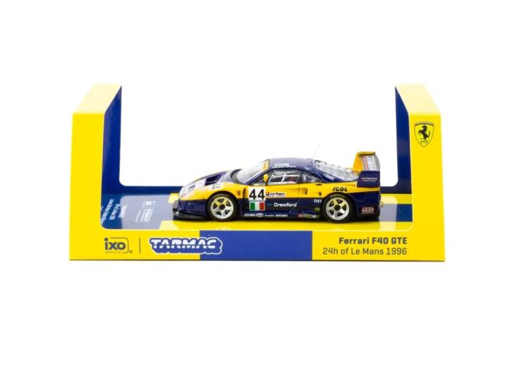 Tarmac Works 1/64 Ferrari F40 GTE 24h of Le Mans 1996 - Tarmac Works X iXO Models T64-088-96LM44
