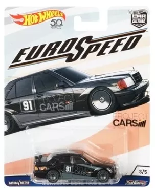 Hot Wheels Premium - Mercedes Benz 190E 2.5-16 Euro Speed