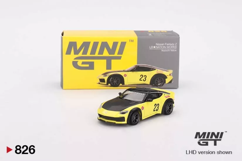 Nissan Z LB NATION WORKS Ikazuchi Yellow MGT00826 - Jelatinsiz