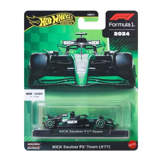 Hot Wheels Formula 1 2024 - Premium Kick Sauber F! Team #77