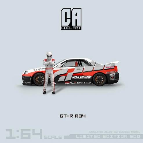 Nissan Skyline R-34 Gran Turismo Figür
