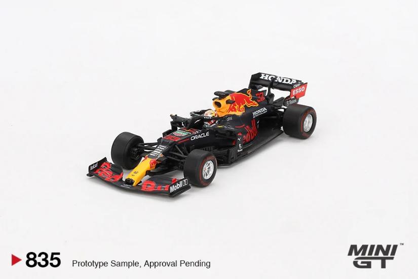 835 Red Bull RB16B #33 Max Verstappen 2021 Abu Dhabi Grand Prix Winner - Jelatinsiz