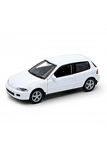 Honda Civic Eg - Beyaz - 1:36 Ölçek Çek Bırak - Kapılar Açılır