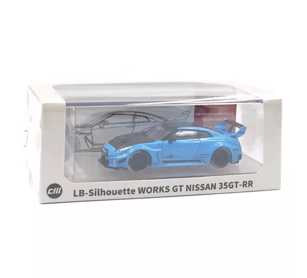 CM LB Silhouette Works GT Nissan 35GT - RR Blue